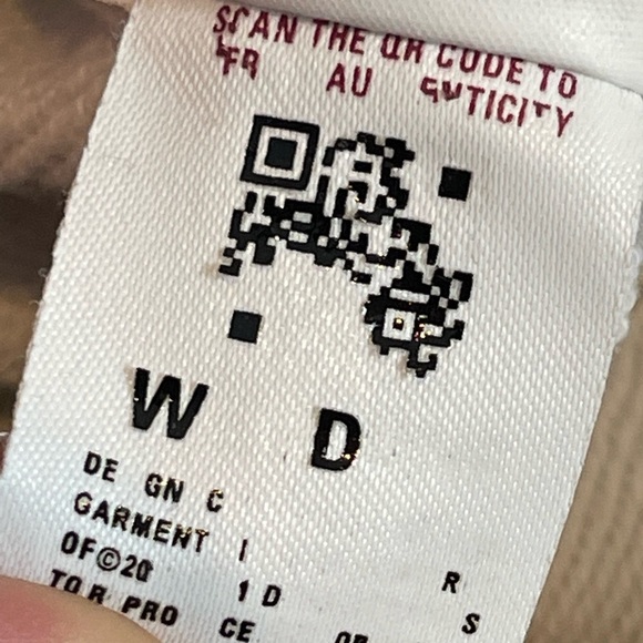 We11Done Men’s Unisex Reflective White Grey Logo Pullover Sweatshirt Size Medium - Picture 12 of 16